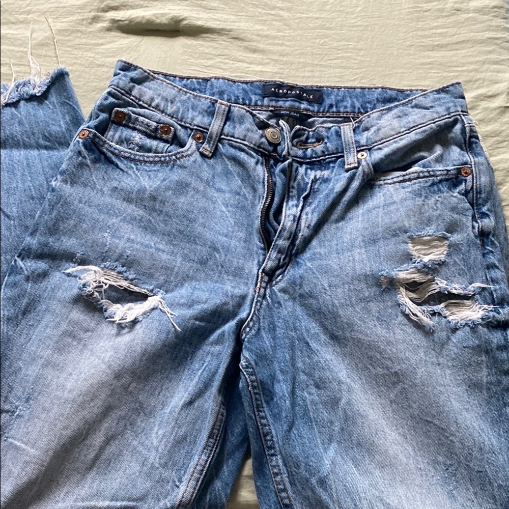 Aeropostale Distressed Blue Jeans